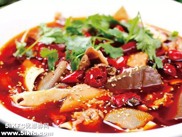 辛香汇川菜美食推荐，盆盆毛血旺