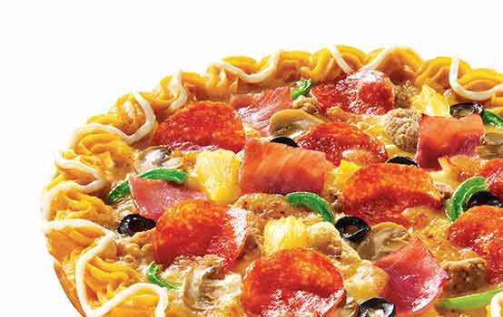 红薯泥饼边超级至尊比萨