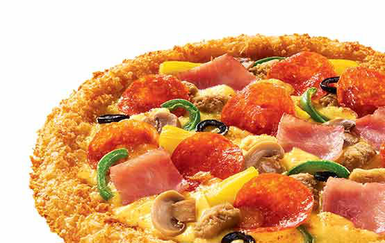 意式芝士饼边超级至尊比萨